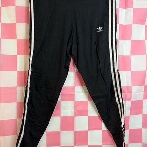 Adidas Women’s 3 Stripes Black Leggings